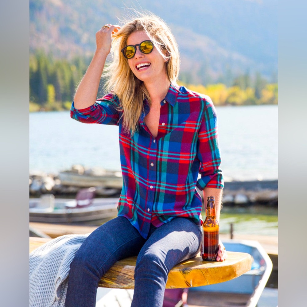 Marine Layer The McAllister Flannel- Women’s Medium NWOT